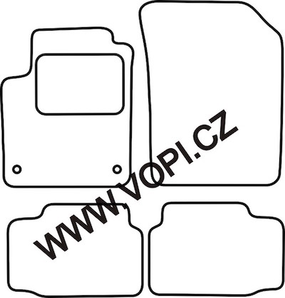 Autokoberce Seat Mii 05/2012 - Colorfit Fun (4223)